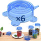 Coperchi in silicone Estendibili x6